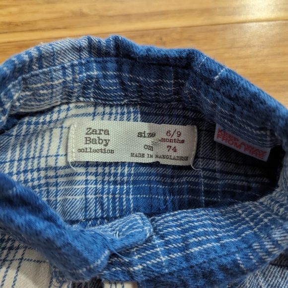 Zara baby boys button up shirt - Picture 3 of 3